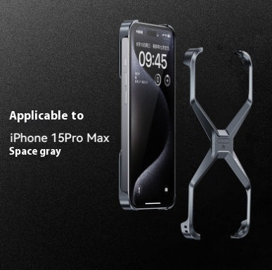 Aluminum Alloy Case New Hollow-out Frameless Heat Radiating Phone Shell