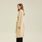 Women's Camel Coat Reversible Woolen Jacket
