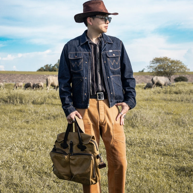 Denim Coat American Retro Jacket Men