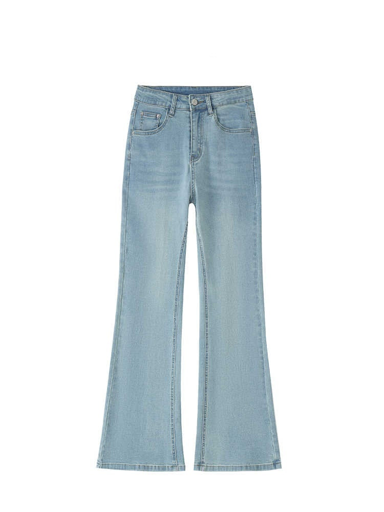 Women's Plus Size Stretch Light-colored High Waist Skinny Jeans