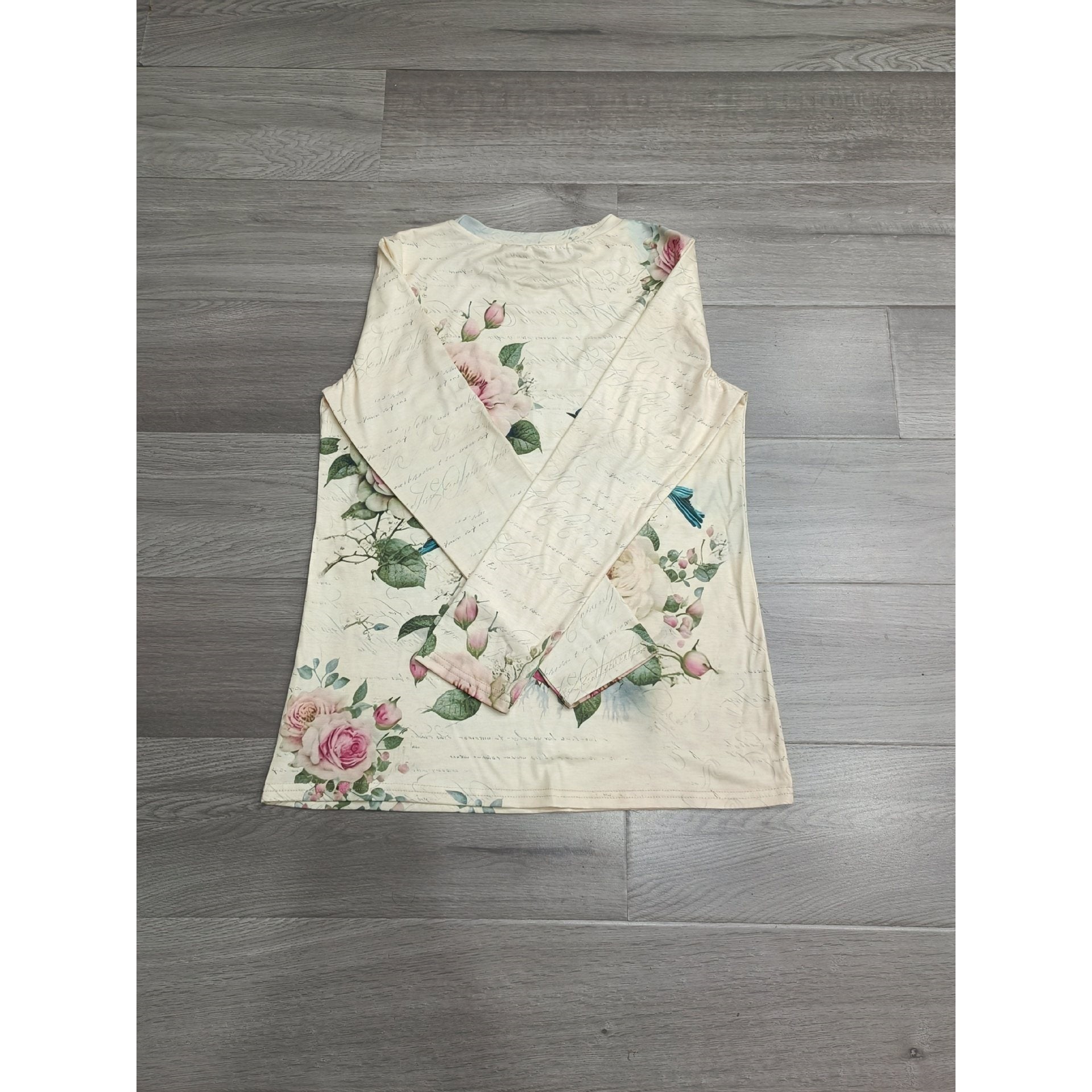 Adult Lady Like Woman Style Floral Socialite Loose Women's Top